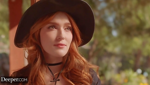 Shaky redhead chick has sex in hawt fuck