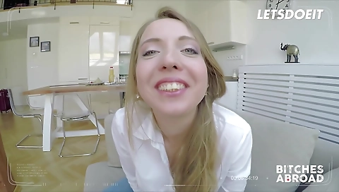 Blonde teeny fucked in her boyfriend