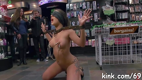 Blonde cutie's tight pussy gets her first time with mateoer