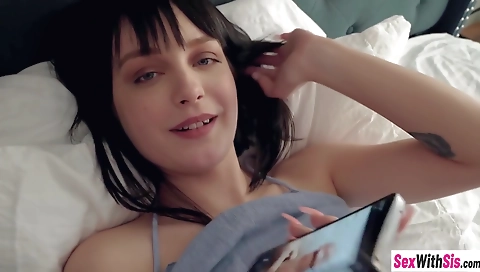 Naked and fucked by a couple