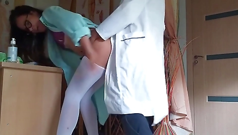 Sexy babe fucked from behind