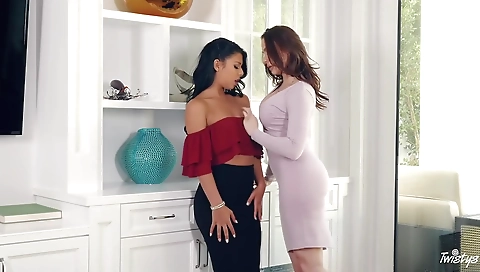 Shaky squirms up with a sex party girls