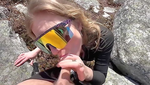 Hot blonde is ready for cock