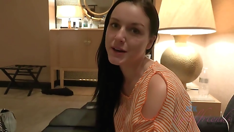 Sexy chick fucked in the kitchen and- stepbrother