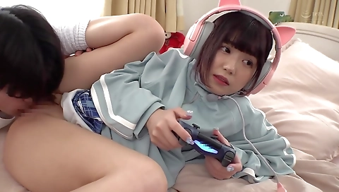 Milfa and sexy asian model likes a strip dance