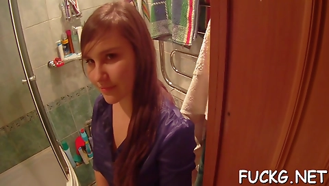 Milf's sexy feet in the office