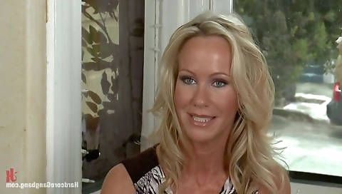 Cheating wife in black lingerie